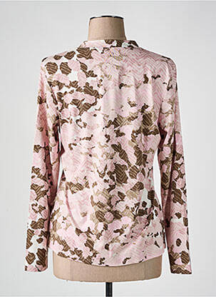 T-shirt manches longues manches longues rose FRANK WALDER femme