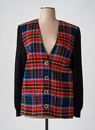 Blazer poches rouge LUCIA femme