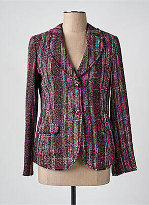 Blazer poches rose LUCIA femme