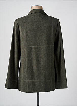 Veste casual col chemisier vert KARTING femme