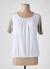 T-shirt marron FRANK WALDER pour femme seconde vue