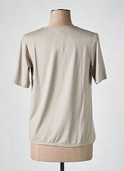 T-shirt marron FRANK WALDER pour femme seconde vue