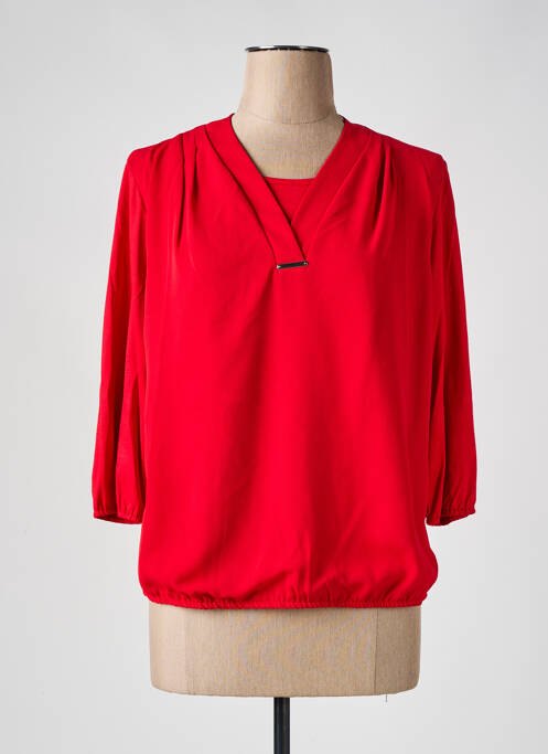Blouse rouge FRANK WALDER pour femme