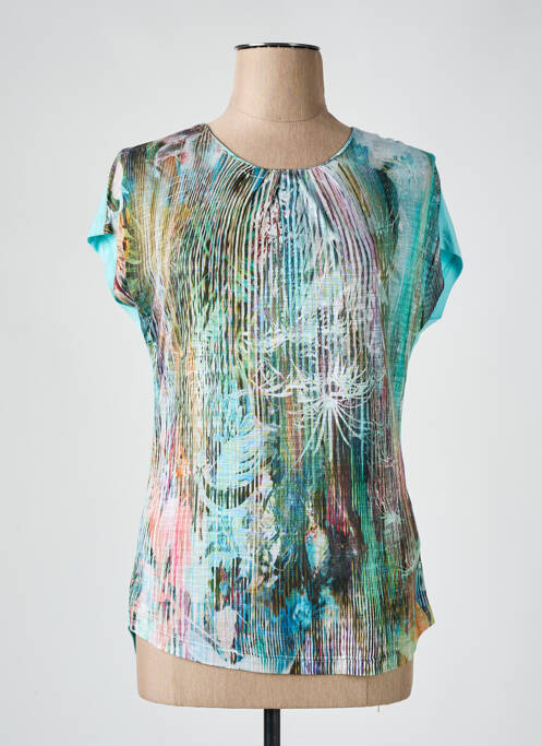 T-shirt bleu BARBARA LEBEK pour femme