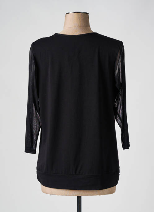 T-shirt noir FRANK WALDER pour femme