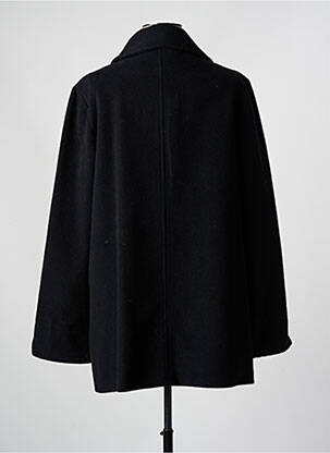 Manteau court coupe droite sans capuche noir SQUARE femme