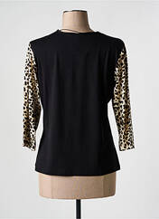 T-shirt noir FRANK WALDER pour femme seconde vue