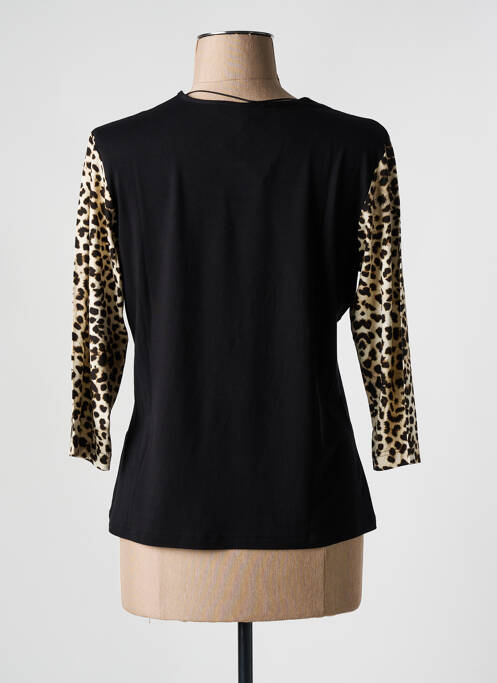 T-shirt noir FRANK WALDER femme