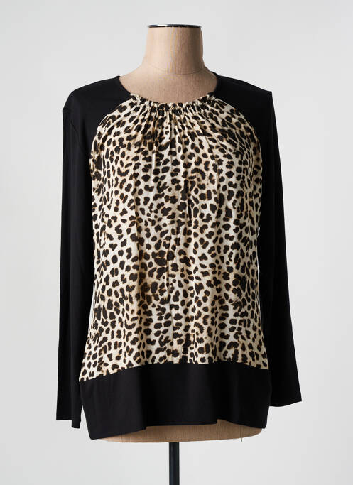 T-shirt noir FRANK WALDER pour femme