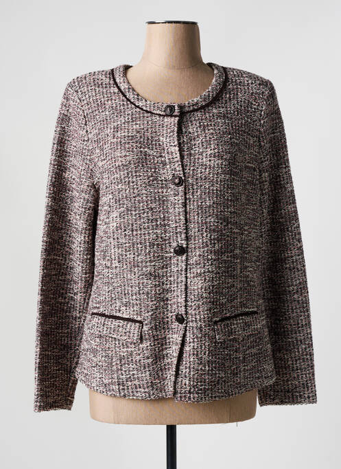 Veste casual violet LUCIA pour femme