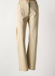 Jeans coupe slim stretch taille normale beige KARTING femme