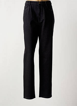 Jeans coupe slim stretch taille normale noir BRUNO SAINT HILAIRE femme