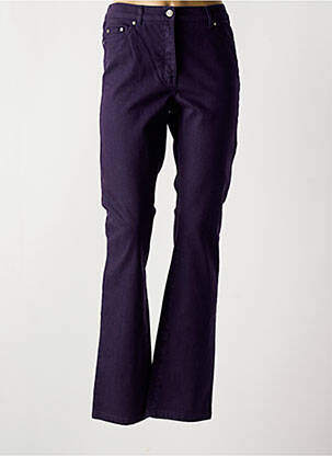 Jeans coupe slim stretch taille normale violet KARTING femme