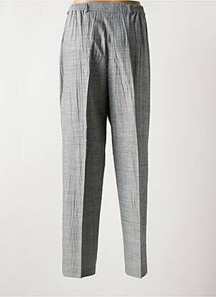 Pantalon droit taille haute taille haute gris NONET femme
