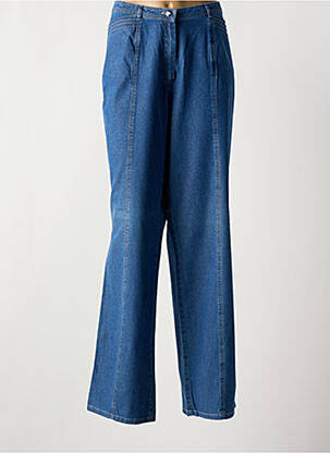 Jeans coupe slim stretch taille normale bleu FRANK WALDER femme