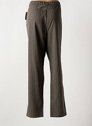 Pantalon droit taille haute taille haute gris KARTING femme