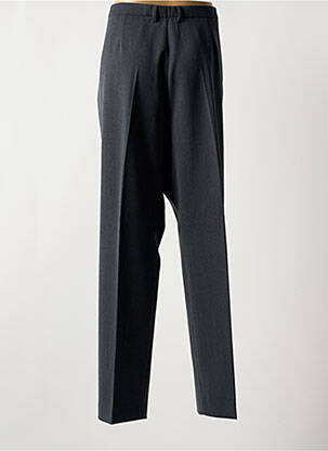 Pantalon droit taille à pinces taille haute gris BRUNO SAINT HILAIRE femme