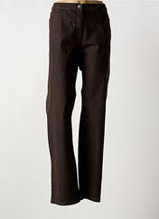 Jeans coupe droite marron KARTING pour femme seconde vue