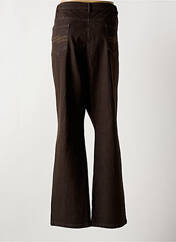 Jeans coupe droite marron KARTING pour femme seconde vue