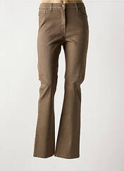 Jeans coupe slim marron KARTING pour femme seconde vue