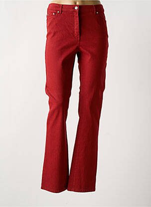 Jeans coupe slim orange KARTING pour femme