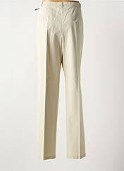Pantalon droit beige BRUNO SAINT HILAIRE pour femme seconde vue