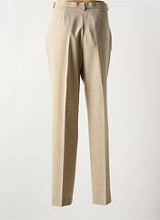 Pantalon droit beige BRUNO SAINT HILAIRE pour femme seconde vue