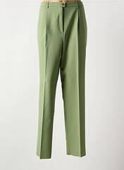 Pantalon droit vert KARTING pour femme seconde vue