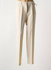 Pantalon slim beige BRUNO SAINT HILAIRE pour femme seconde vue