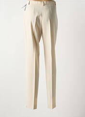 Pantalon slim beige BRUNO SAINT HILAIRE pour femme seconde vue