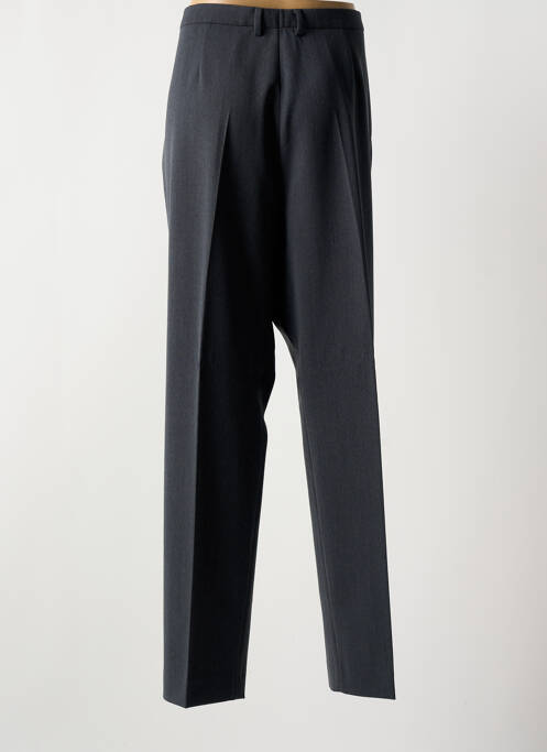 Pantalon droit taille à pinces taille haute gris BRUNO SAINT HILAIRE femme