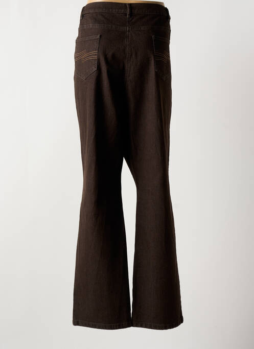 Jeans coupe droite marron KARTING pour femme