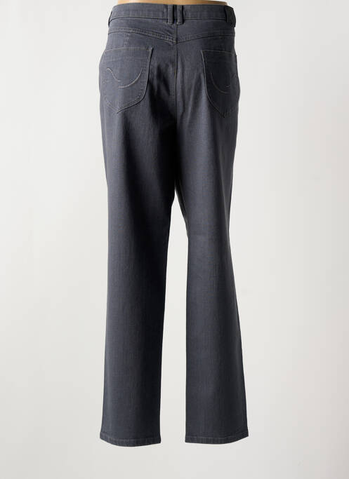 Jeans coupe slim gris BRUNO SAINT HILAIRE pour femme