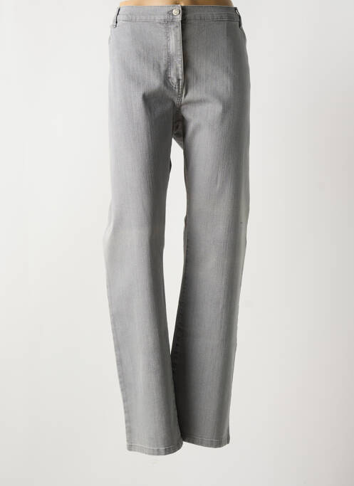 Jeans coupe slim gris KARTING pour femme