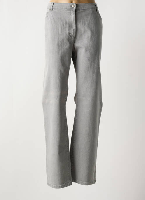 Jeans coupe slim gris KARTING pour femme