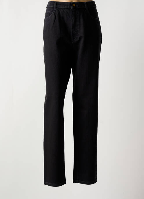 Jeans coupe slim noir BRUNO SAINT HILAIRE pour femme