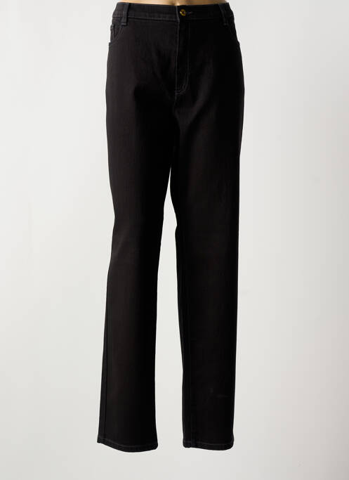 Jeans coupe slim noir BRUNO SAINT HILAIRE pour femme