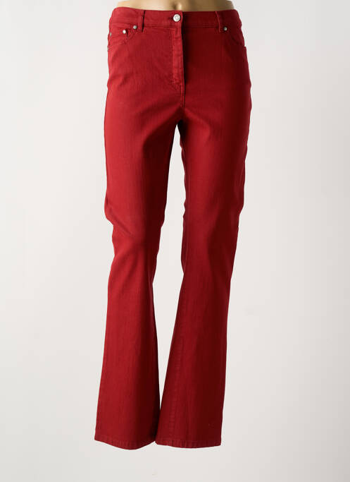 Jeans coupe slim orange KARTING pour femme