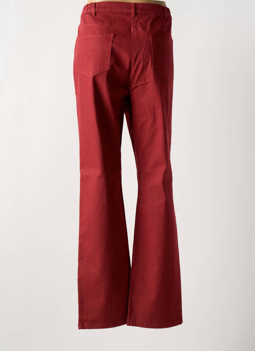 Jeans coupe slim rouge KARTING pour femme