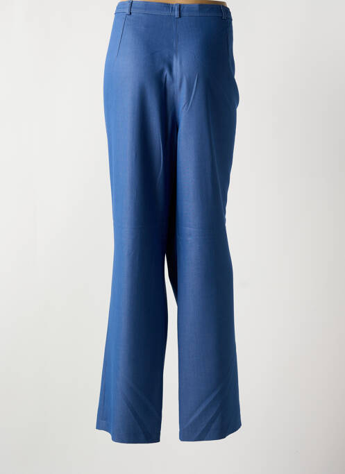 Pantalon droit bleu FRANK WALDER pour femme