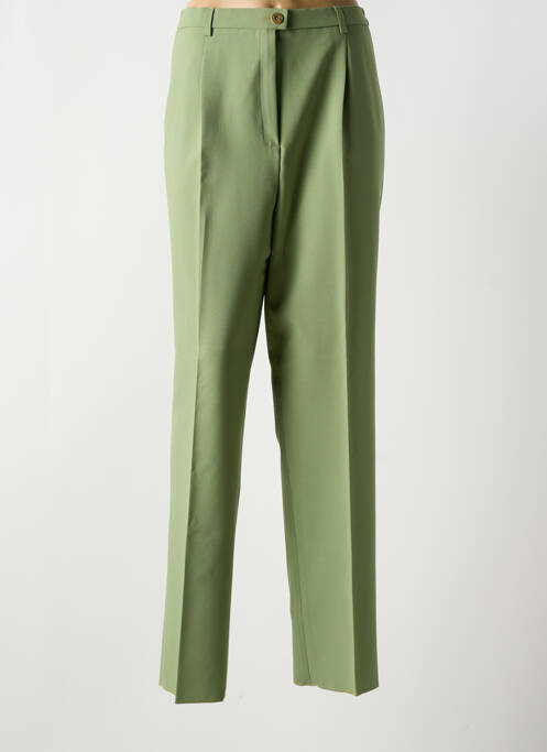 Pantalon droit vert KARTING pour femme