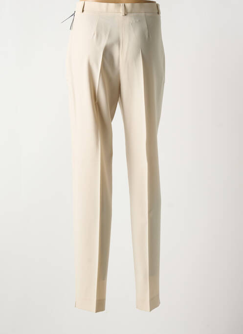 Pantalon slim beige BRUNO SAINT HILAIRE pour femme