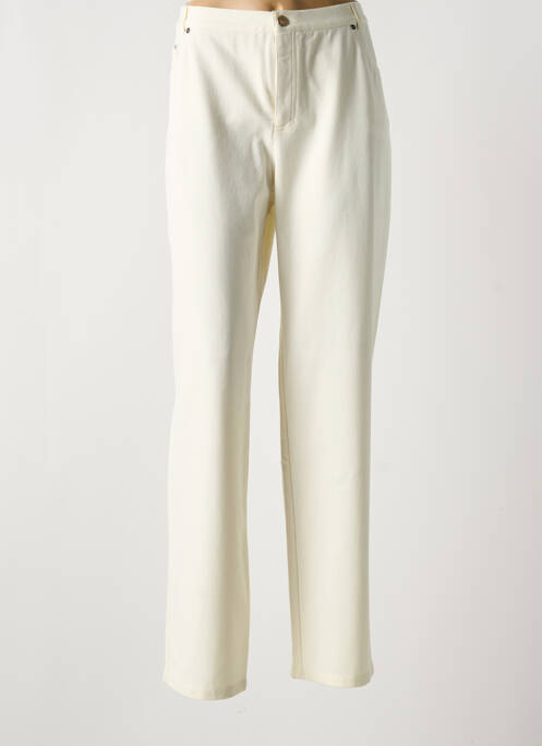Pantalon slim beige LUCIA pour femme