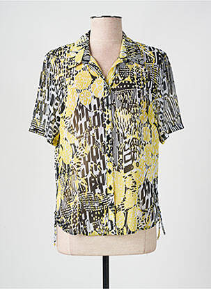 Chemisier manches courtes manches courtes jaune BARBARA LEBEK femme