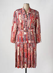 Robe mi-longue orange JEAN CLAUDE MARTIN pour femme seconde vue