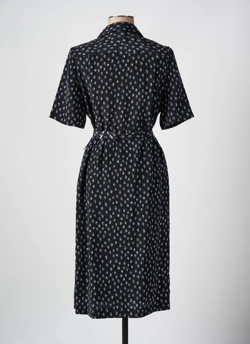 Robe mi-longue noir MARCELLE GRIFFON pour femme