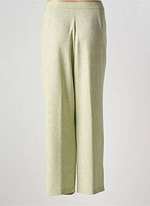 Pantalon 7/8 taille élastique vert KARTING femme