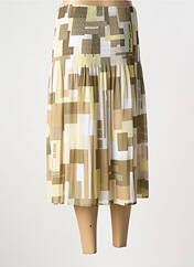 Jupe mi-longue vert LUCIA pour femme seconde vue