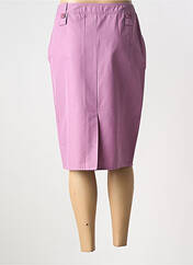 Jupe mi-longue violet FRANK WALDER pour femme seconde vue
