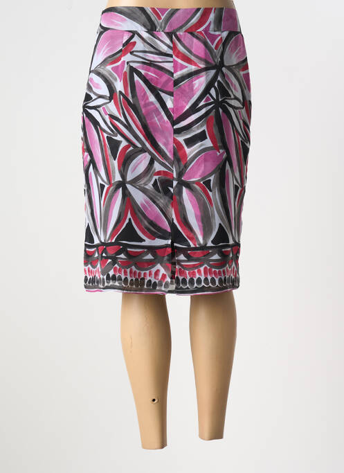 Jupe mi-longue violet LEBEK pour femme